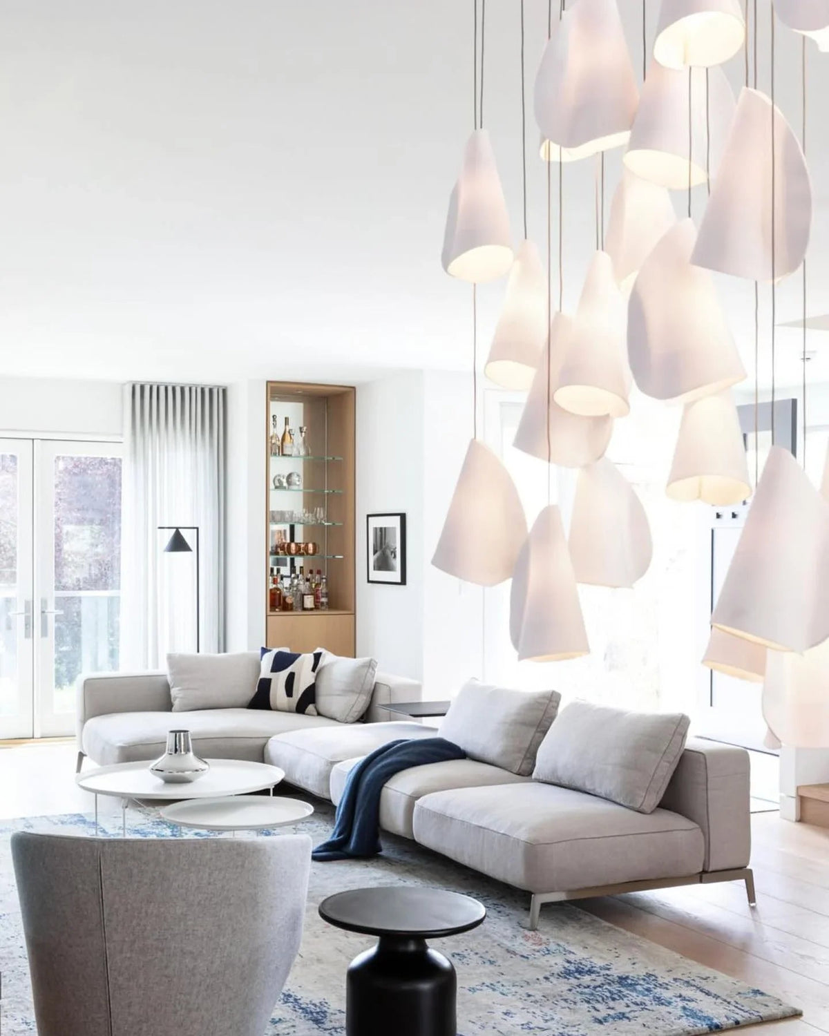 Series 21 Glass Pendant Light Cluster – Glass detail 10