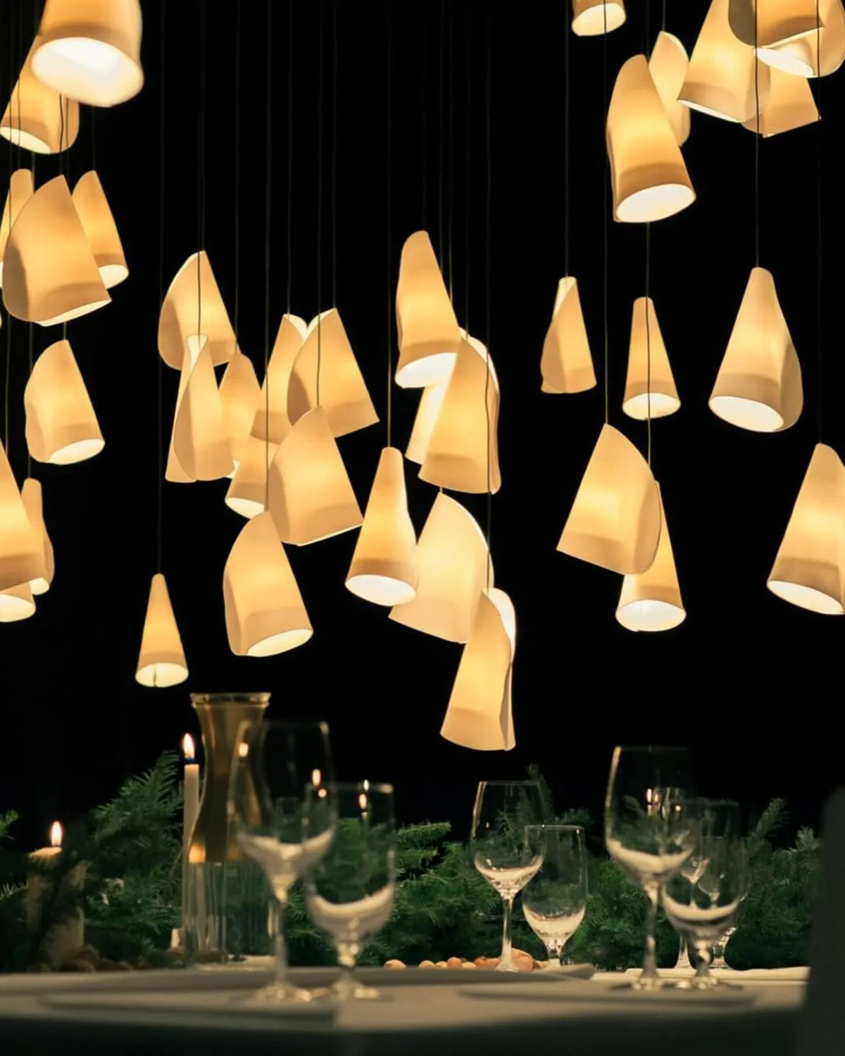 Series 21 Glass Pendant Light Cluster – Glass detail 14
