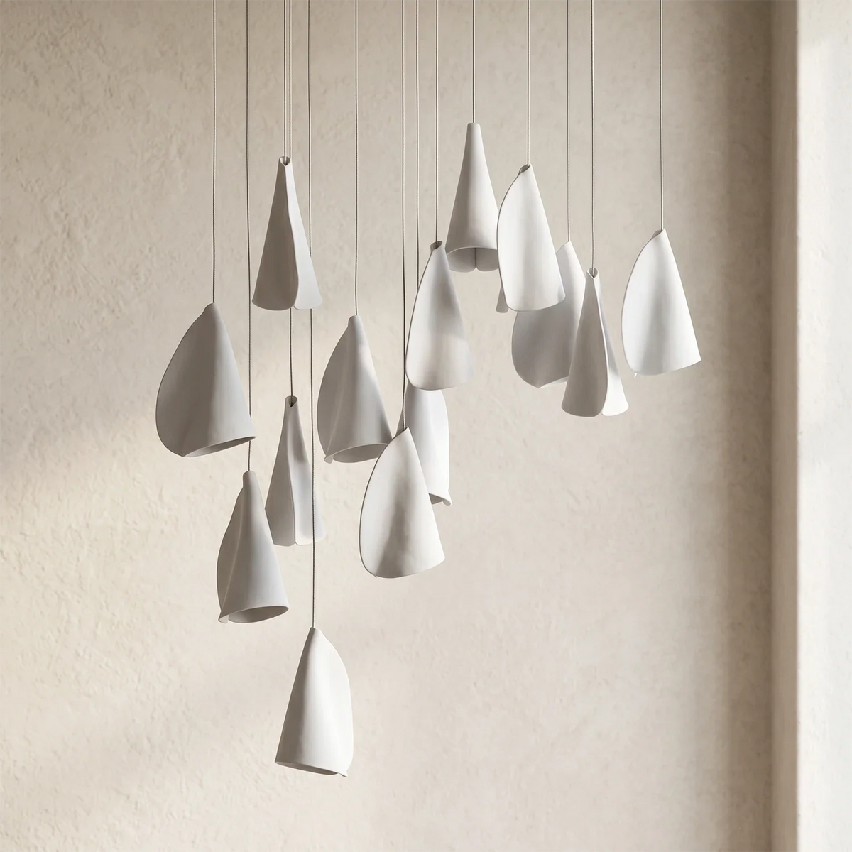 Series 21 Glass Pendant Light Cluster – Glass detail 44