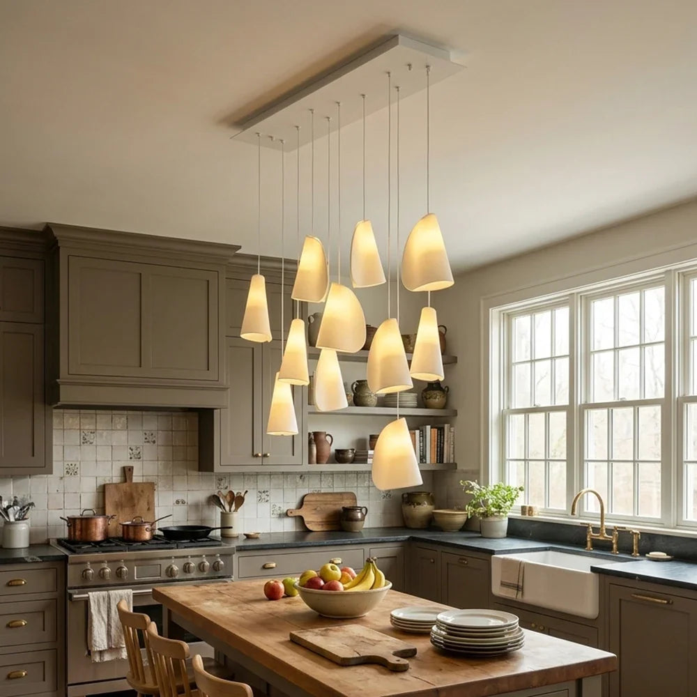 Series 21 Glass Pendant Light Cluster – Glass detail 5