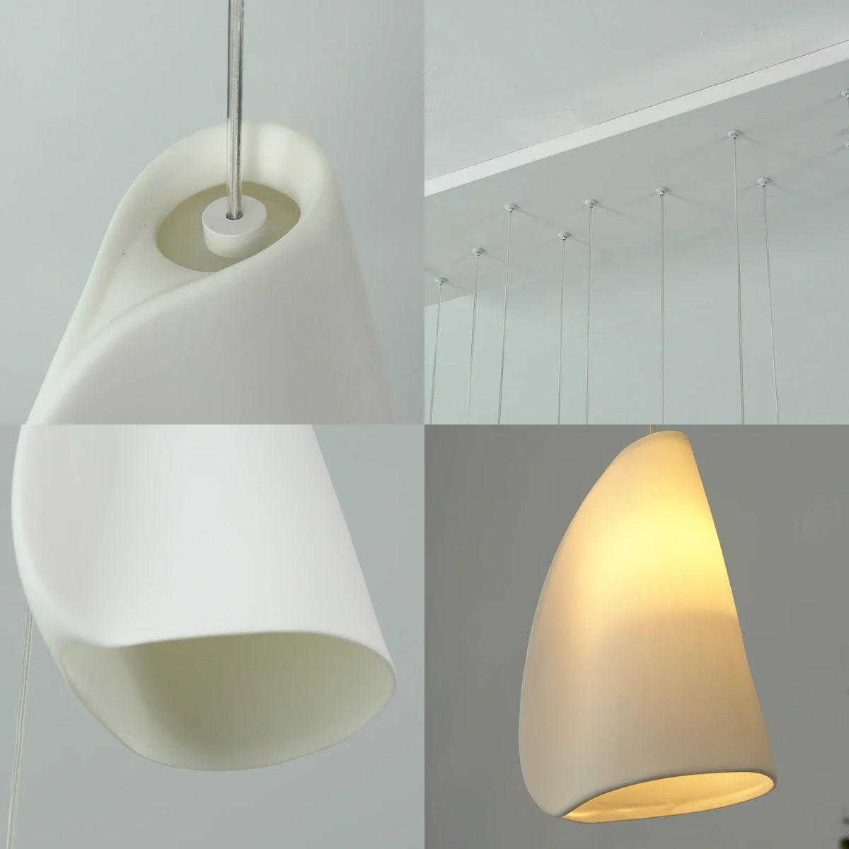 Series 21 Glass Pendant Light Cluster – Glass detail 43