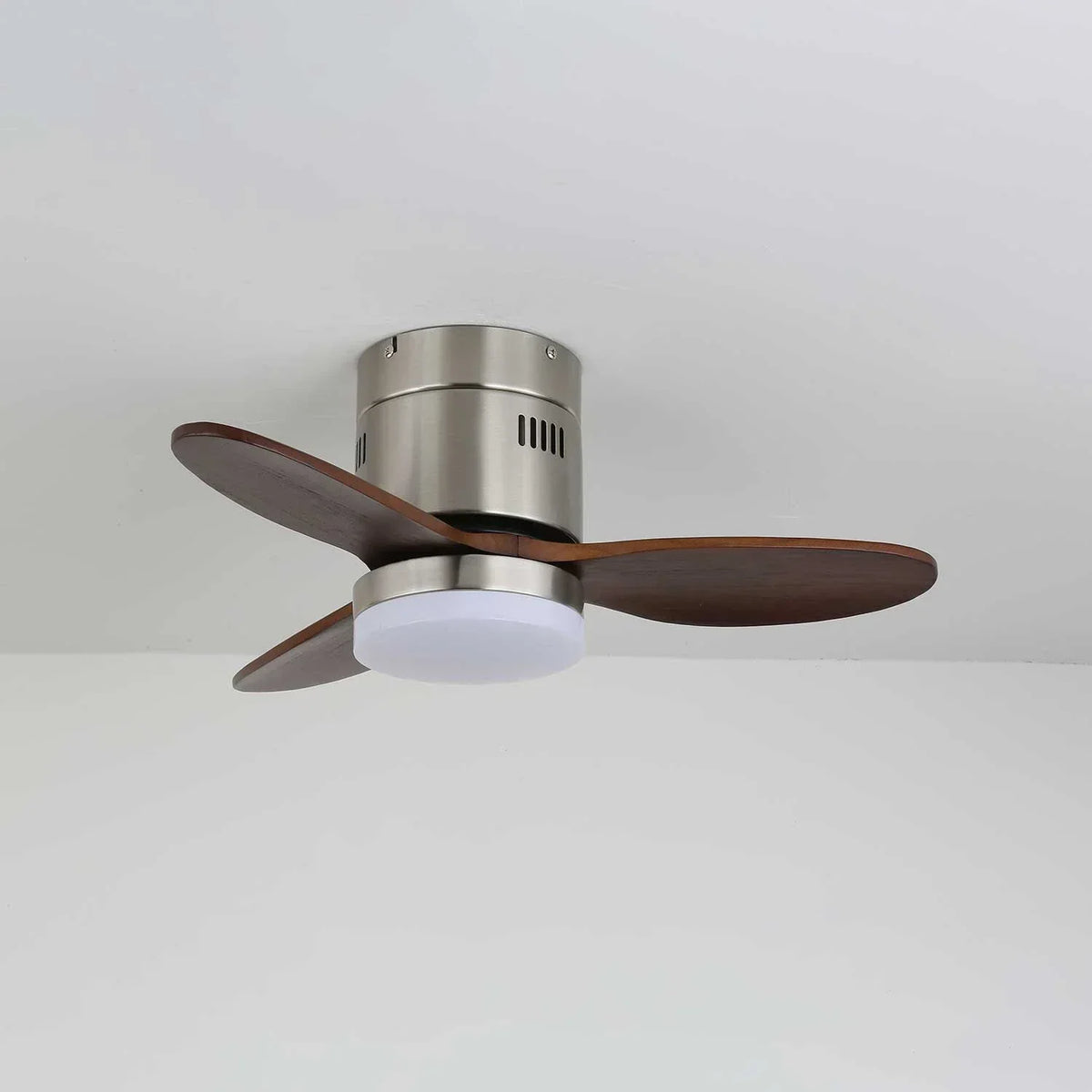 Silent Aeroluxe Modern Copper Ceiling Fan Light – Copper detail 13