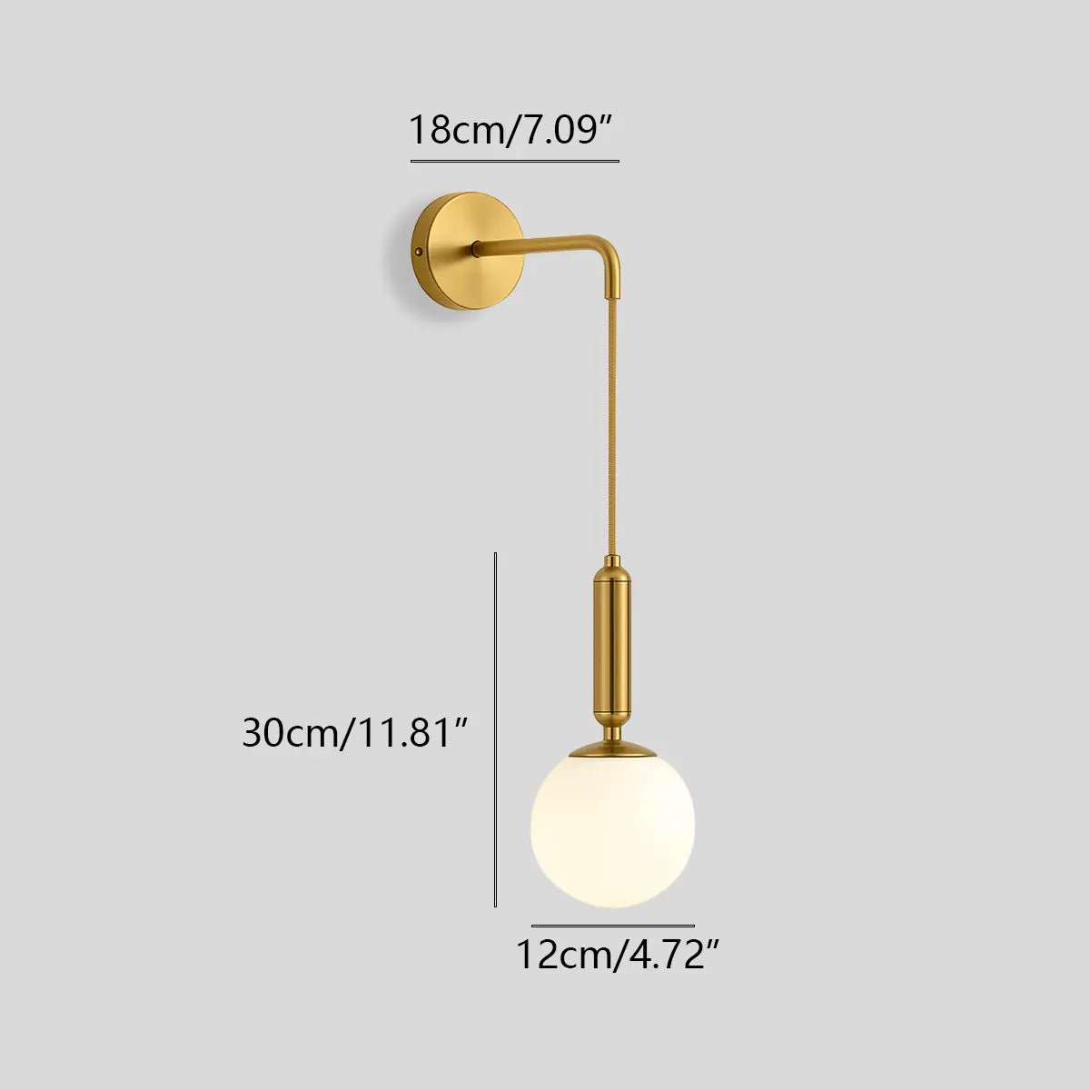 Entice Hanging Wall Lamp Bedside – detail 4