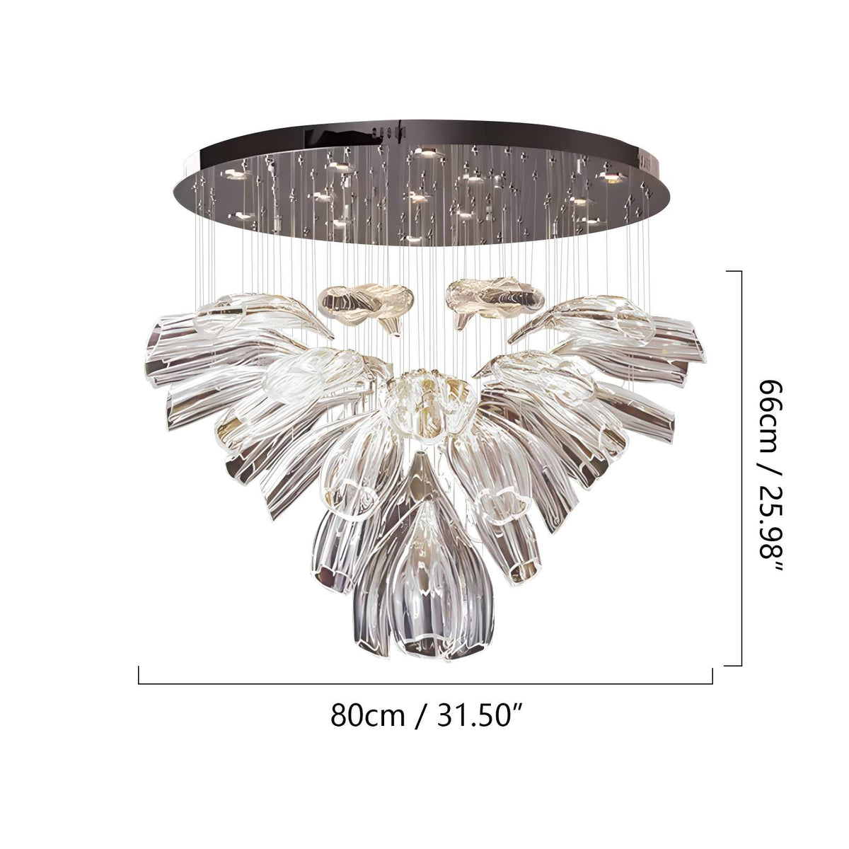 Italian Creative Bud Ceiling Chandelier – detail 11