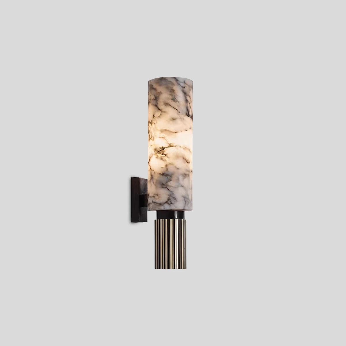 Creative Columnar Spanish Alabaster Decorative Wall Light – Alabaster detail 3