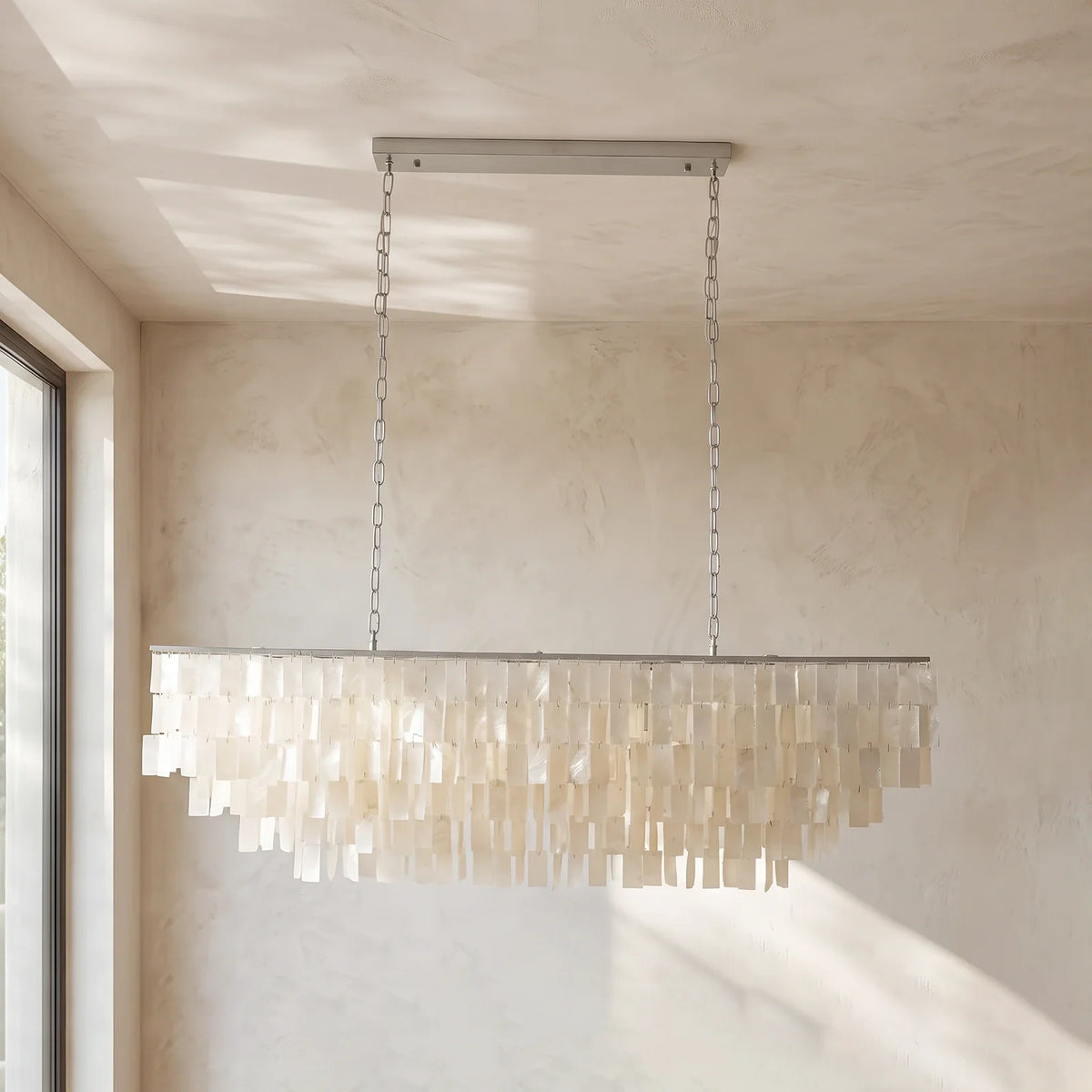 Skye Rectangular Tiered Iron Chandelier – Iron detail 25