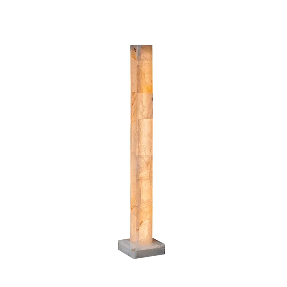 Solenne Alabaster Column Floor Lamp