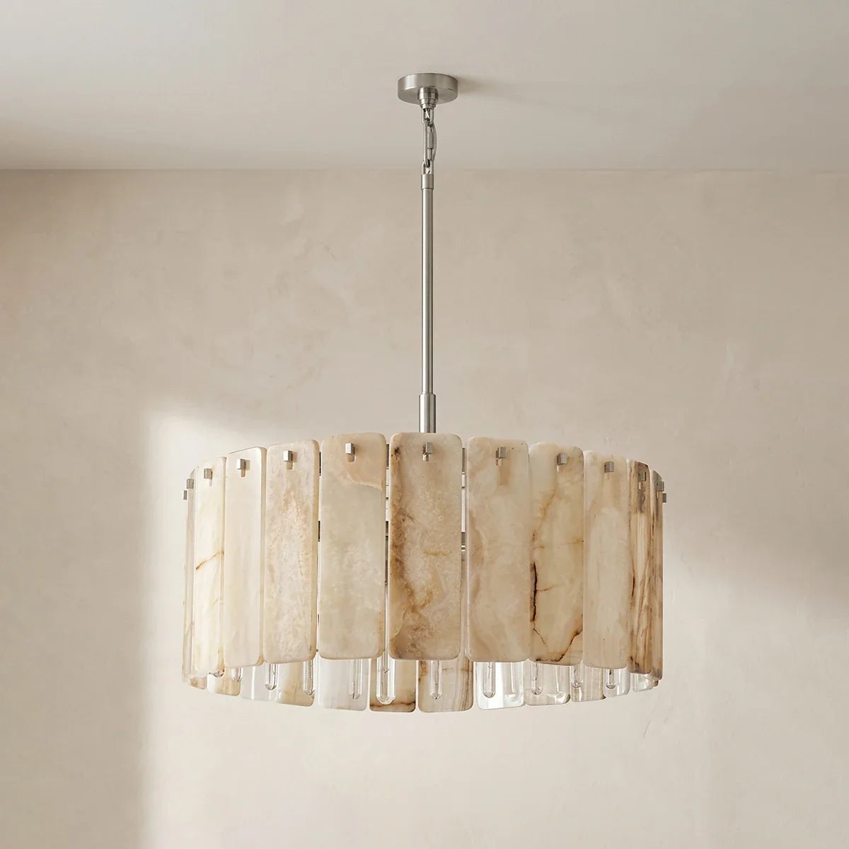 Solenne Alabaster Panel Chandelier – Alabaster detail 11