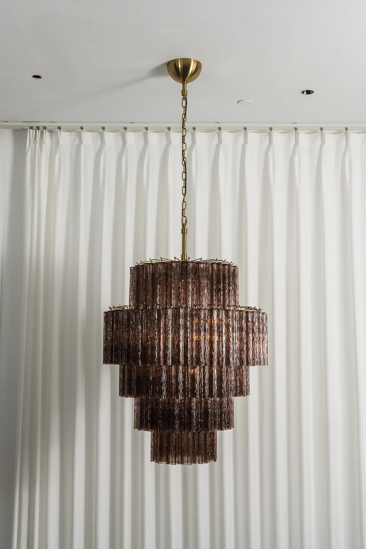 Addis Star-Shaped Glass Tubes Chandelier – Glass detail 96