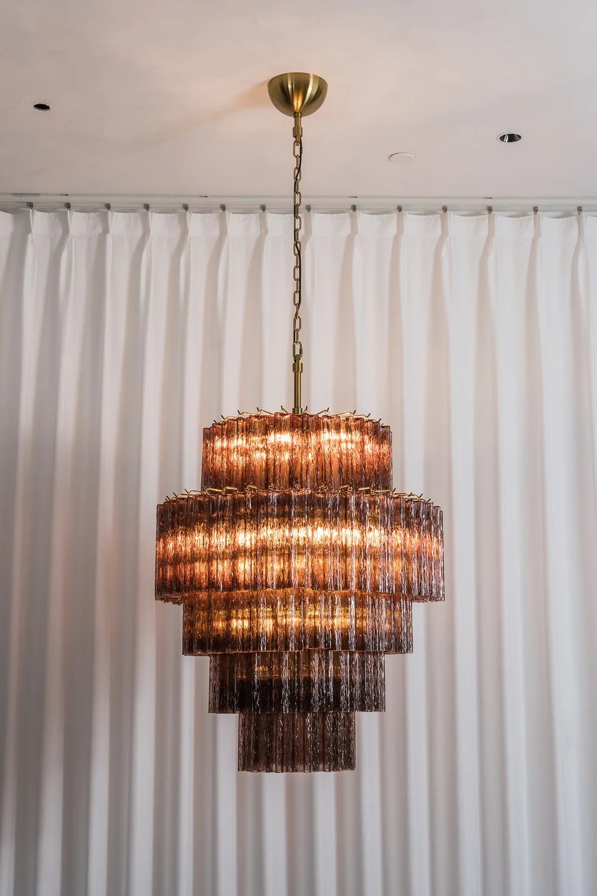 Addis Star-Shaped Glass Tubes Chandelier – Glass detail 97