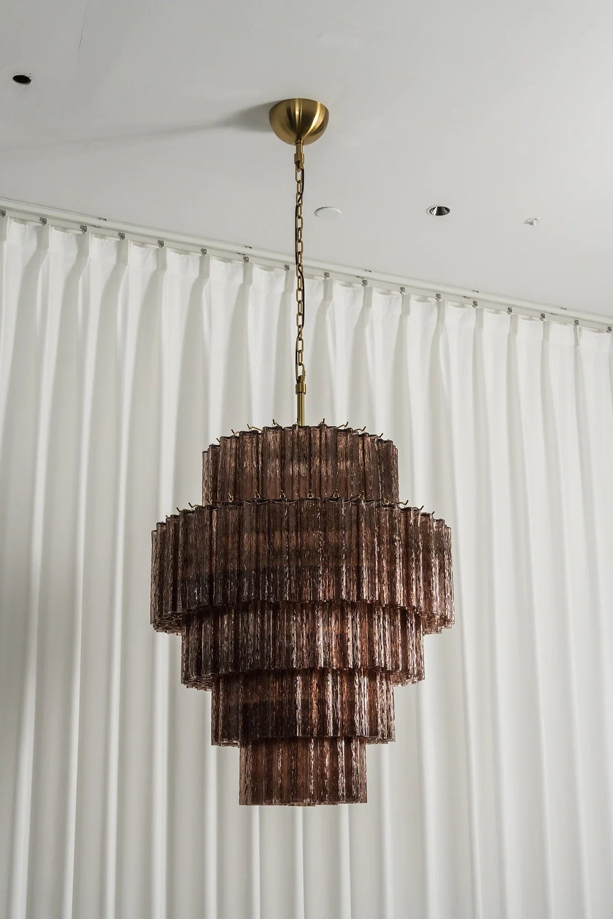 Addis Star-Shaped Glass Tubes Chandelier – Glass detail 98