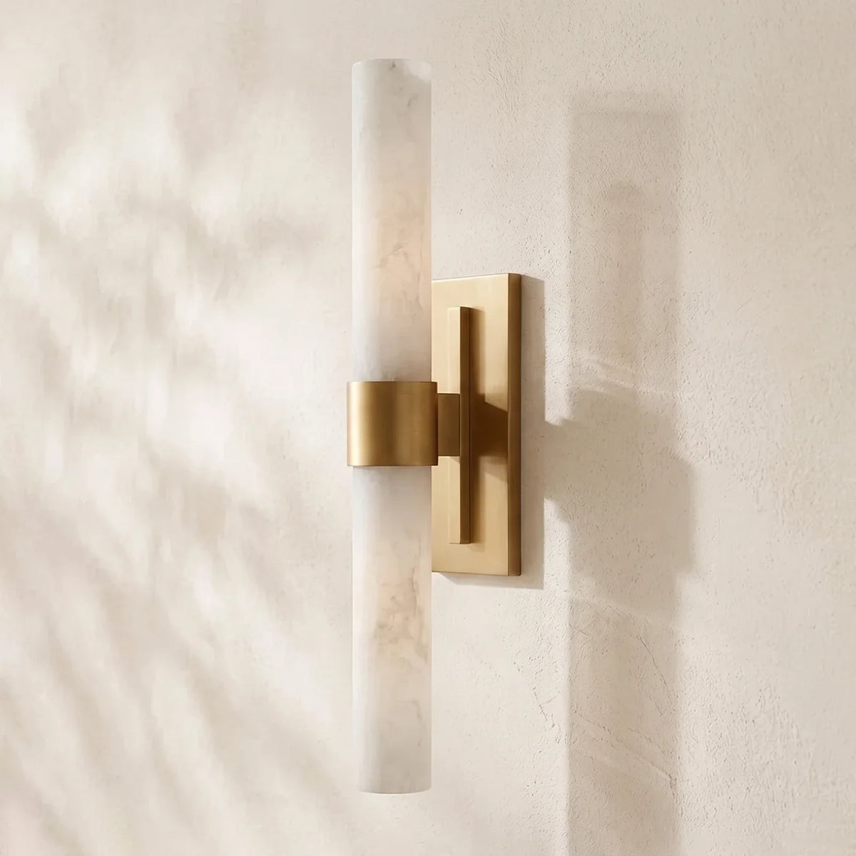 Stela Alabaster Cylinder Wall Sconce – Alabaster detail 19