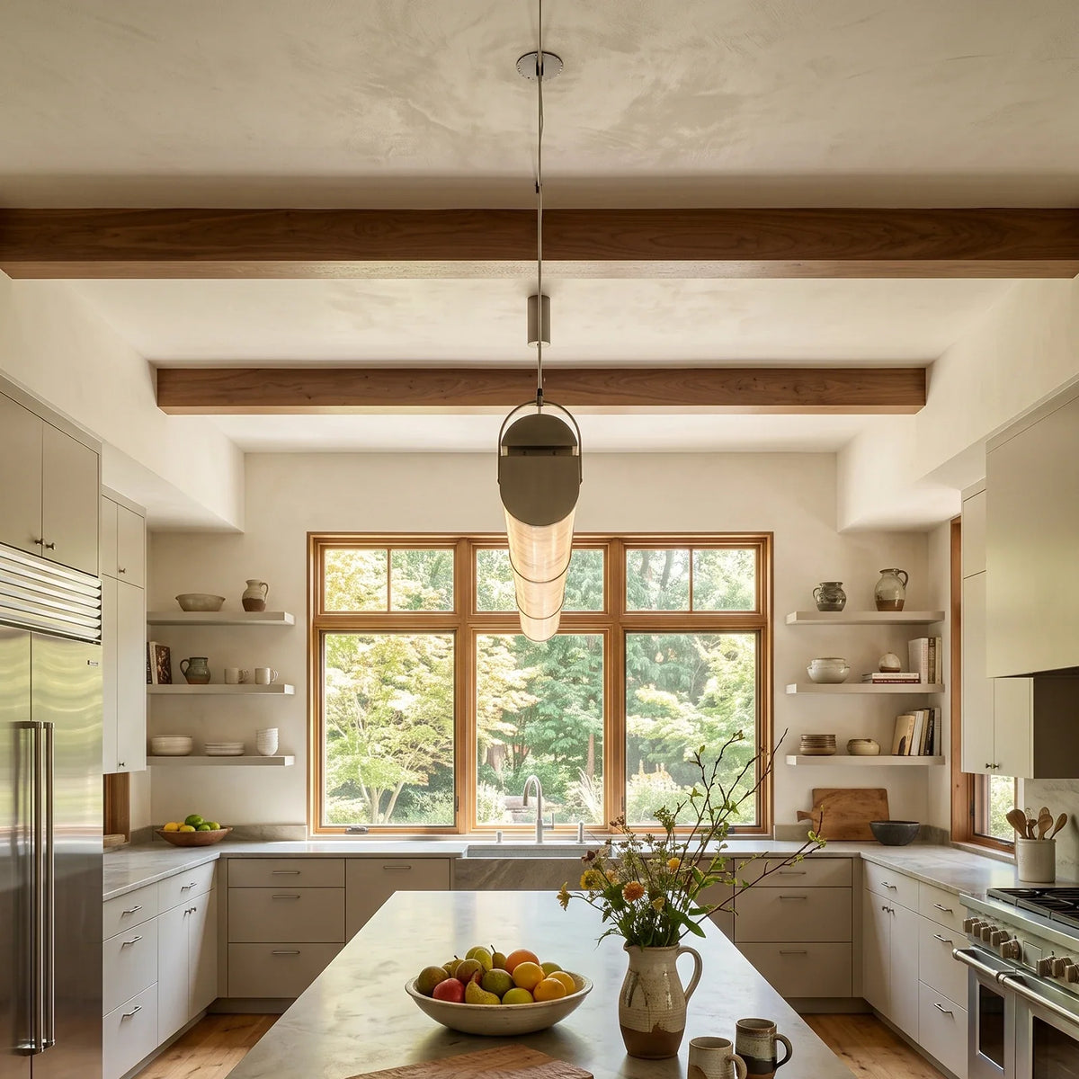 Stelline Alabaster Linear Pendant Light – Alabaster detail 9