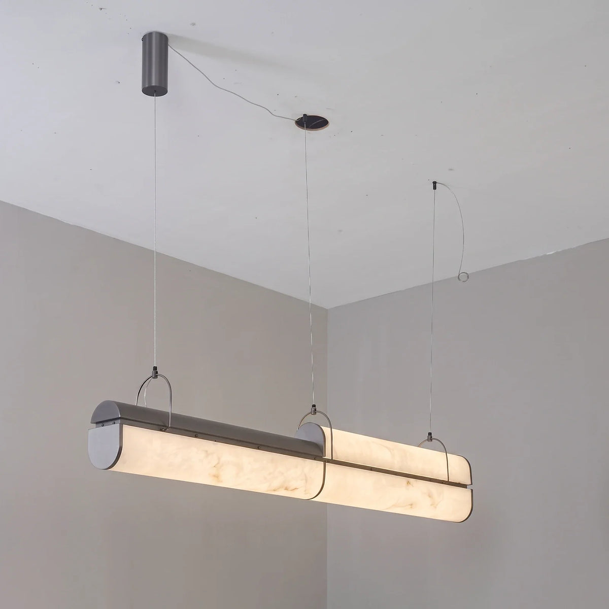 Stelline Alabaster Linear Pendant Light – Alabaster detail 13