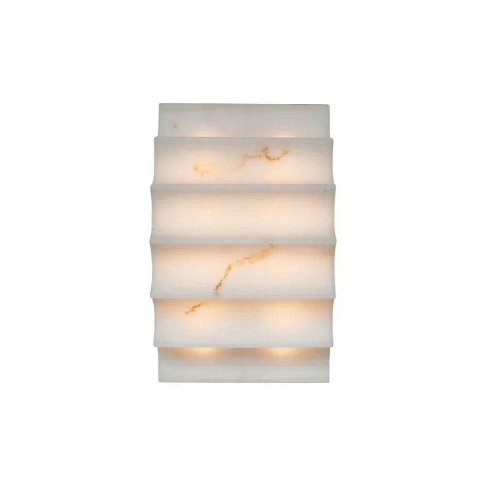Stepped Arched Alabaster Wall Lamp – Alabaster detail 14