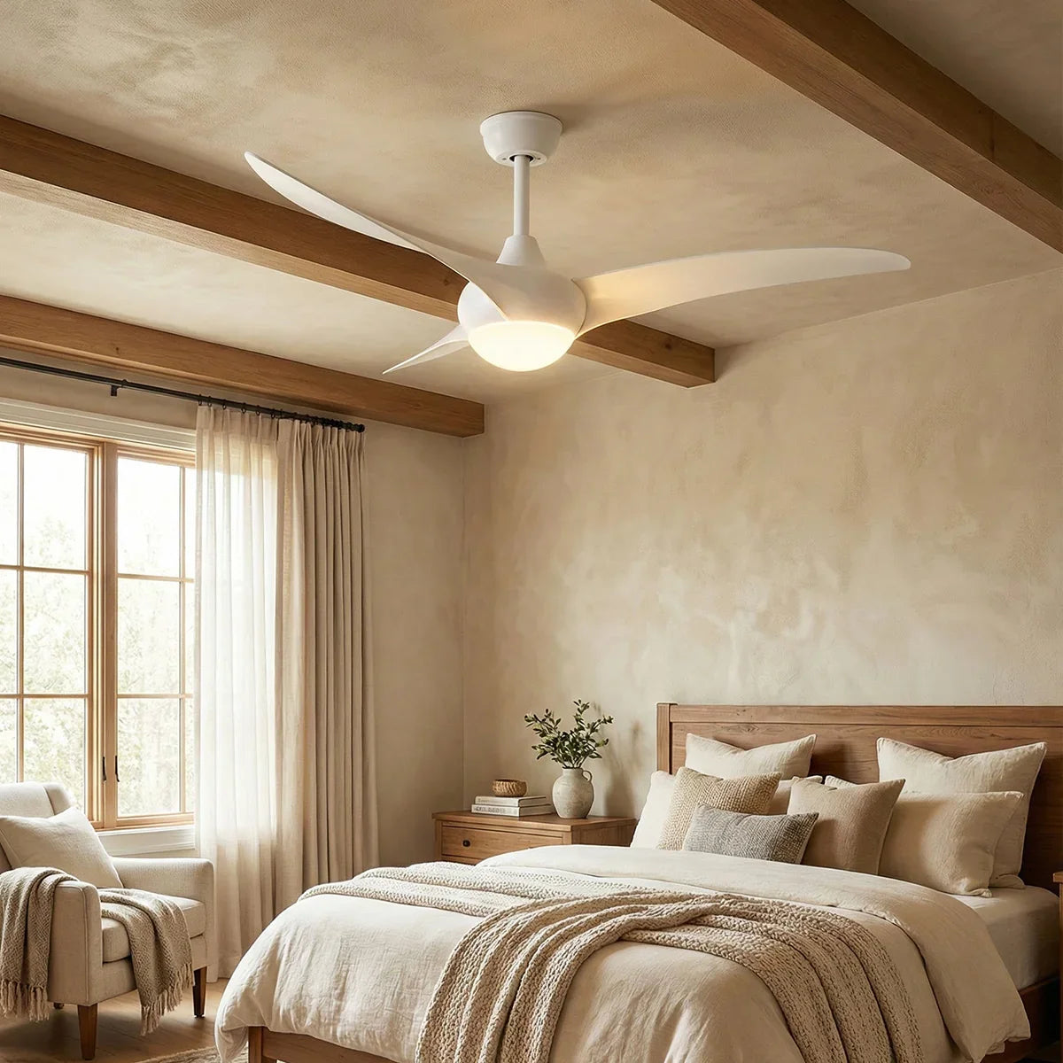 Streamlined Traditional Glass Ceiling Fan Light – Glass detail 4