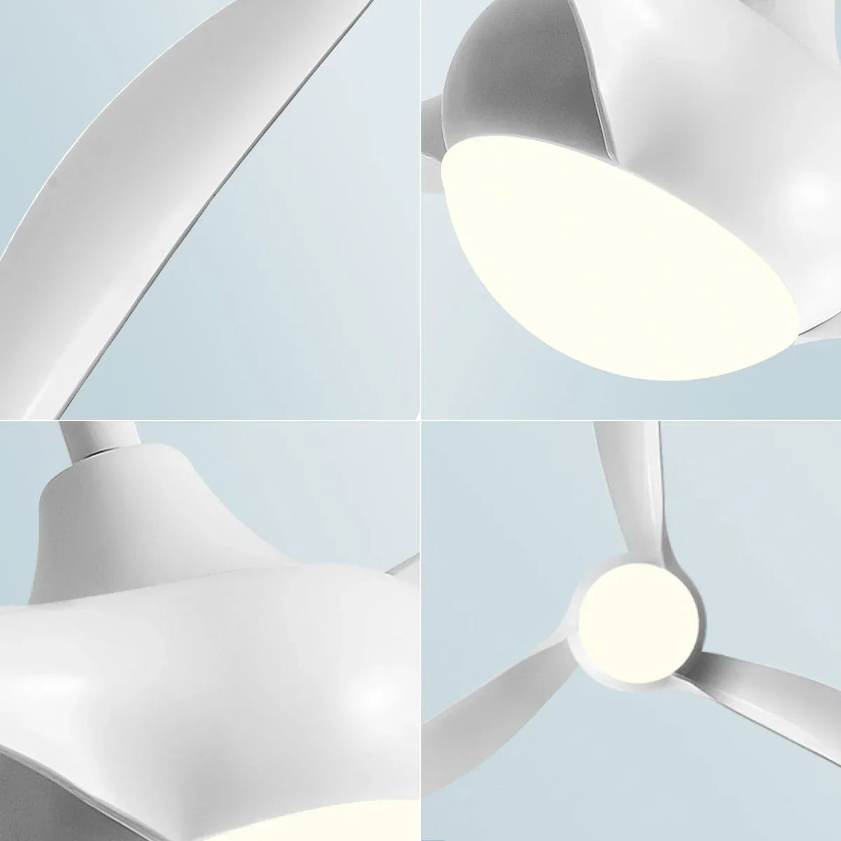 Streamlined Traditional Glass Ceiling Fan Light – Glass detail 14