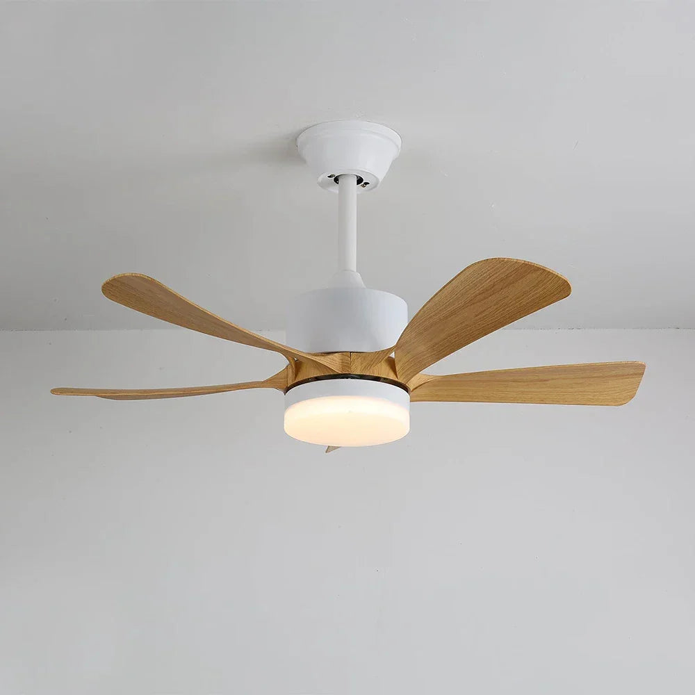 Stylish Aveline Five-Blade Copper Ceiling Fan Light – Copper detail 13