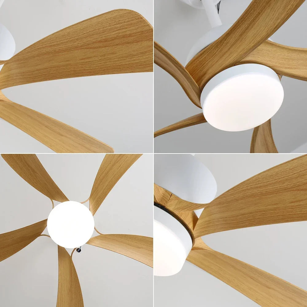 Stylish Aveline Five-Blade Copper Ceiling Fan Light – Copper detail 11