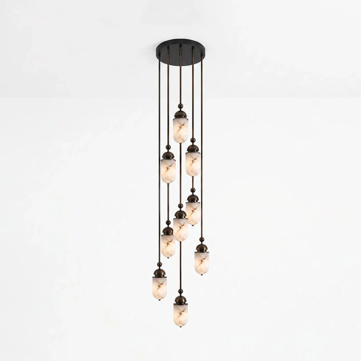 Tamsin Capsule Alabaster Rod Pendant Lamp – Alabaster detail 15
