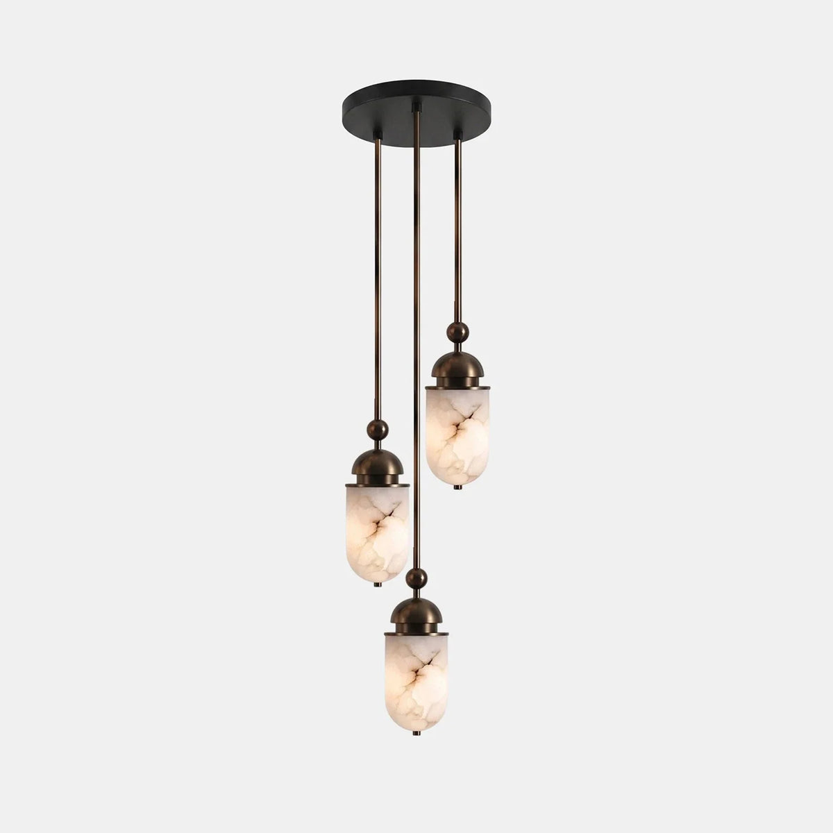 Tamsin Capsule Alabaster Rod Pendant Lamp – Alabaster detail 13
