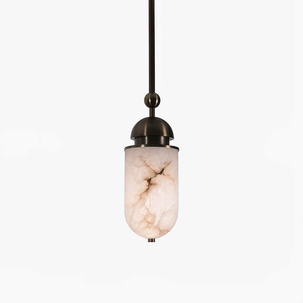 Tamsin Capsule Alabaster Rod Pendant Lamp – Alabaster detail 12