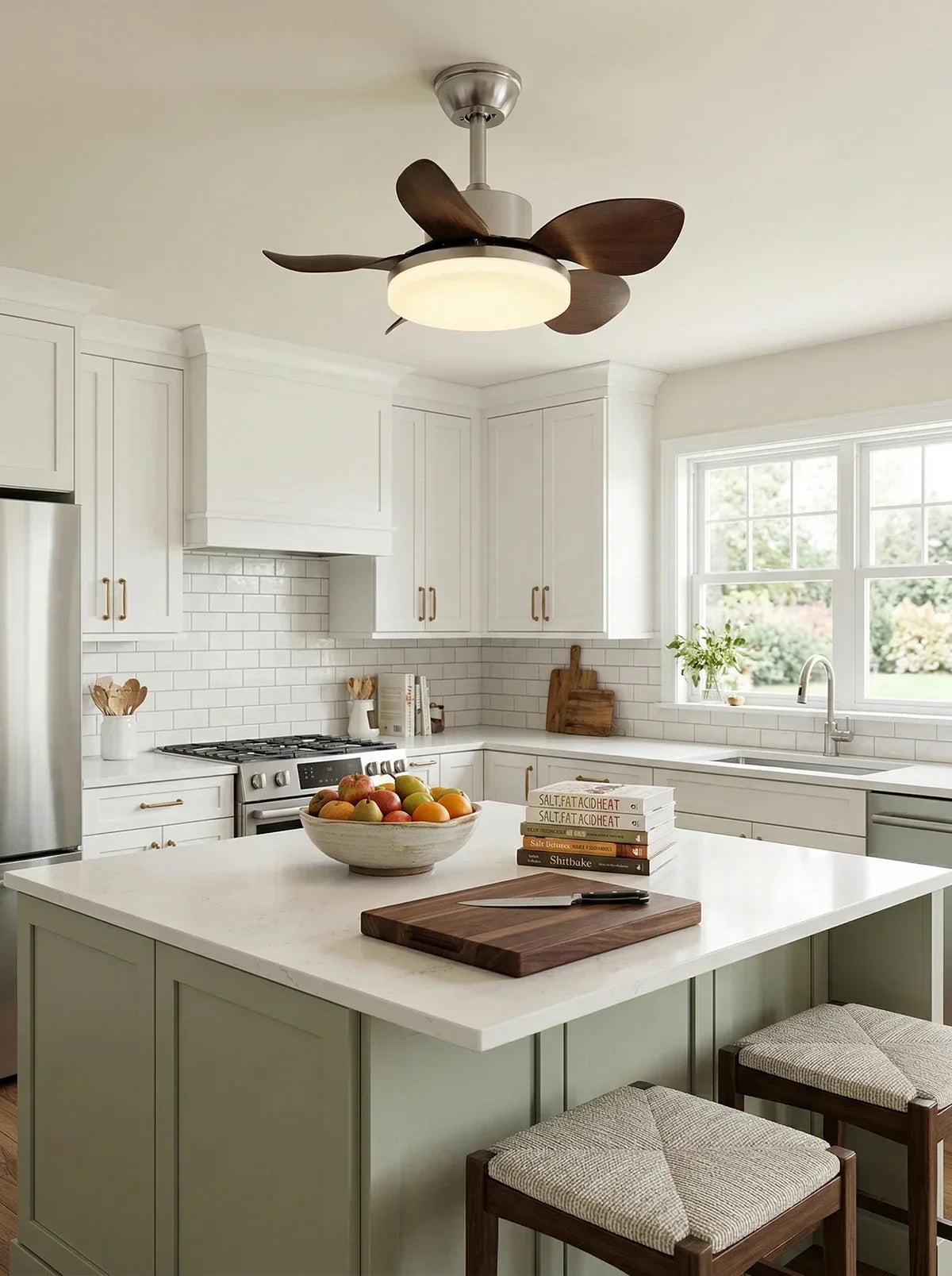 Terra Modern Silent Copper Ceiling Fan Light – Copper detail 10