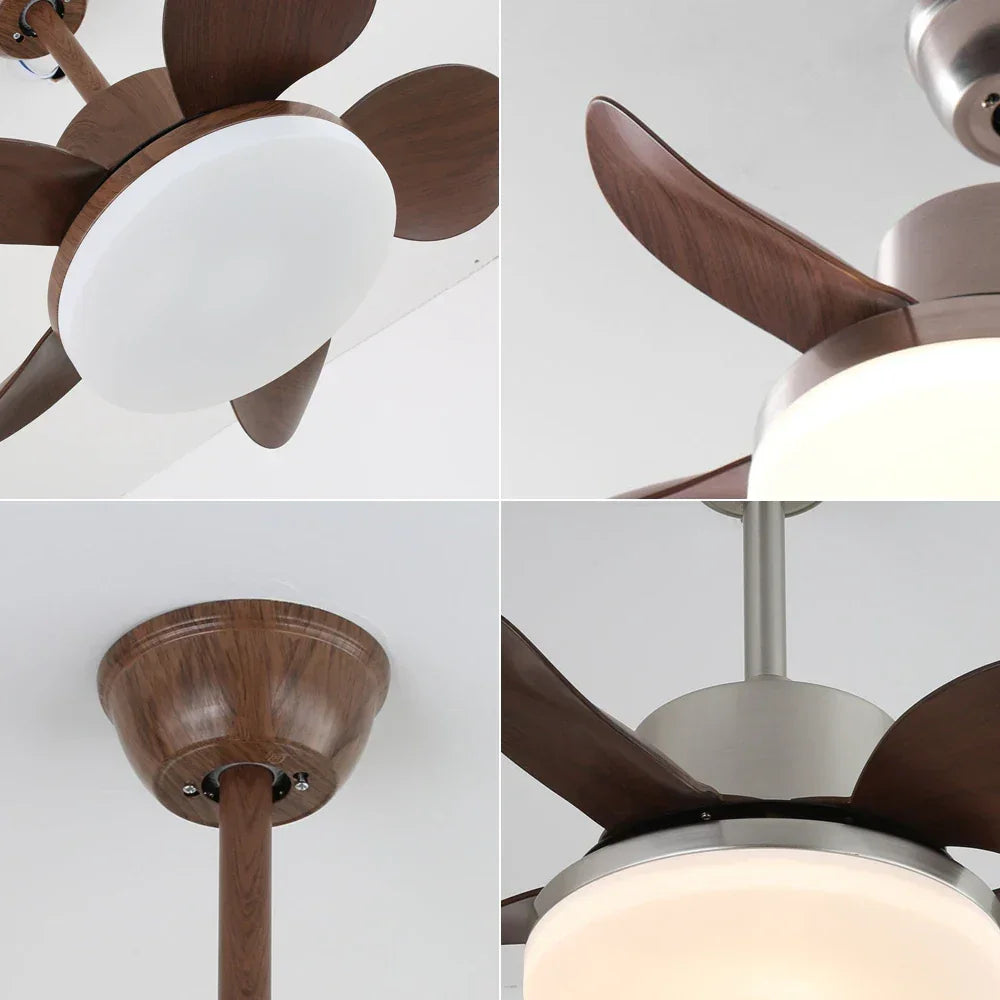 Terra Modern Silent Copper Ceiling Fan Light – Copper detail 11