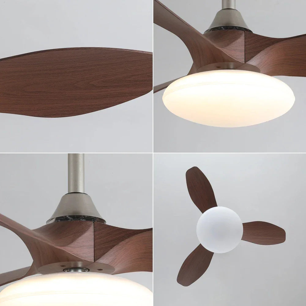 Three-Blade Zephira Copper Ceiling Fan Light – Copper detail 10