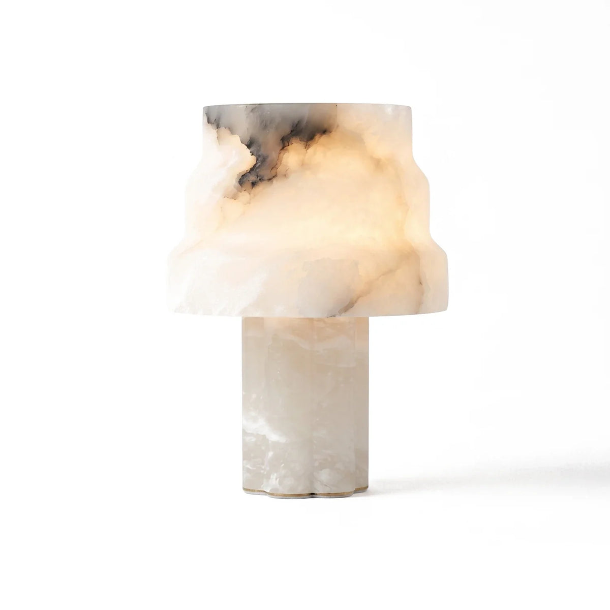 Tiered Verona Alabaster Table Lamp – Alabaster detail 12