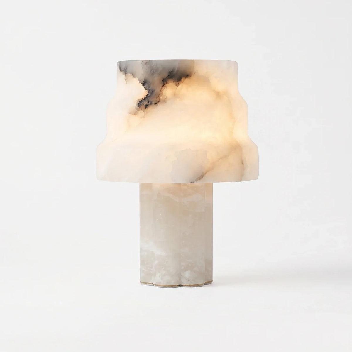 Tiered Verona Alabaster Table Lamp – Alabaster detail 11