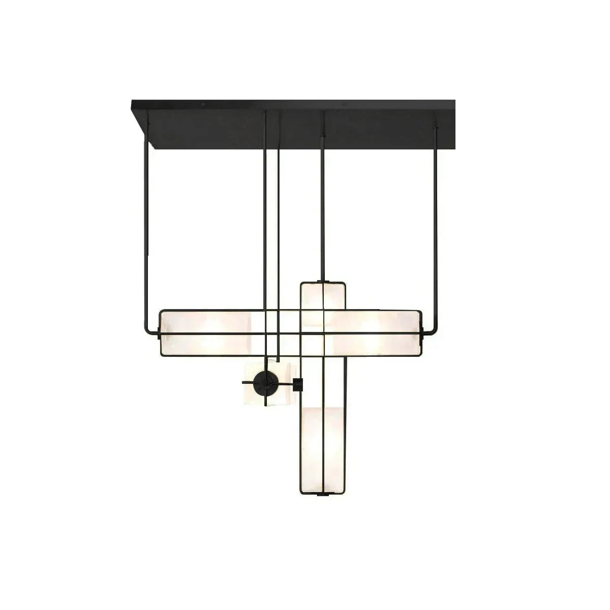 Traverse Modular Glass Cube Chandelier