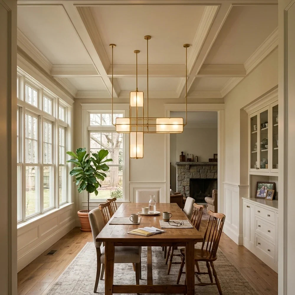 Traverse Modular Glass Cube Chandelier – Glass detail 3