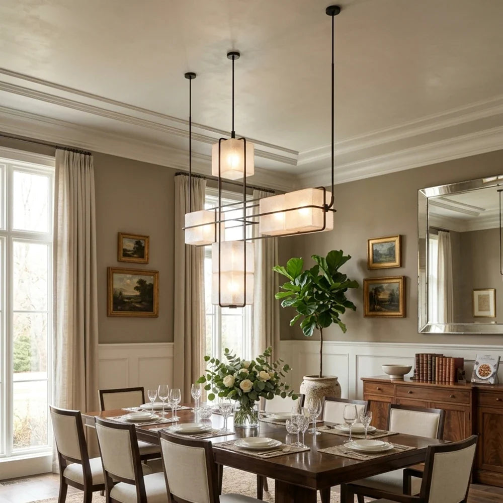 Traverse Modular Glass Cube Chandelier – Glass detail 6