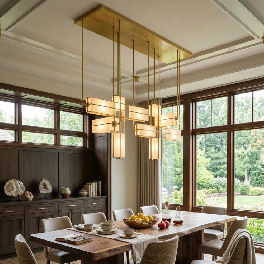 Traverse Modular Glass Cube Chandelier – Glass detail 10