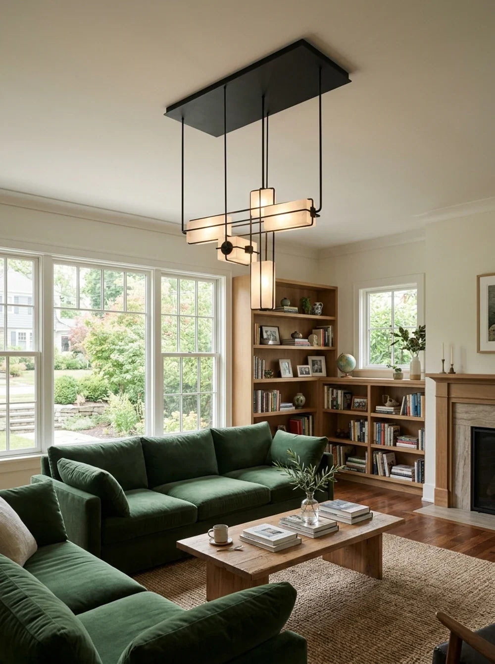 Traverse Modular Glass Cube Chandelier – Glass detail 12