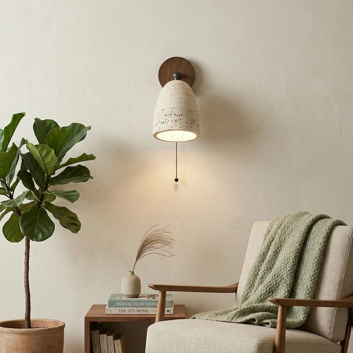 Travertine Adjustable Swivel Wall Lamp – Travertine detail 8