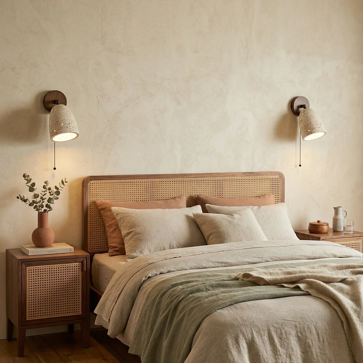 Travertine Adjustable Swivel Wall Lamp – Travertine detail 11