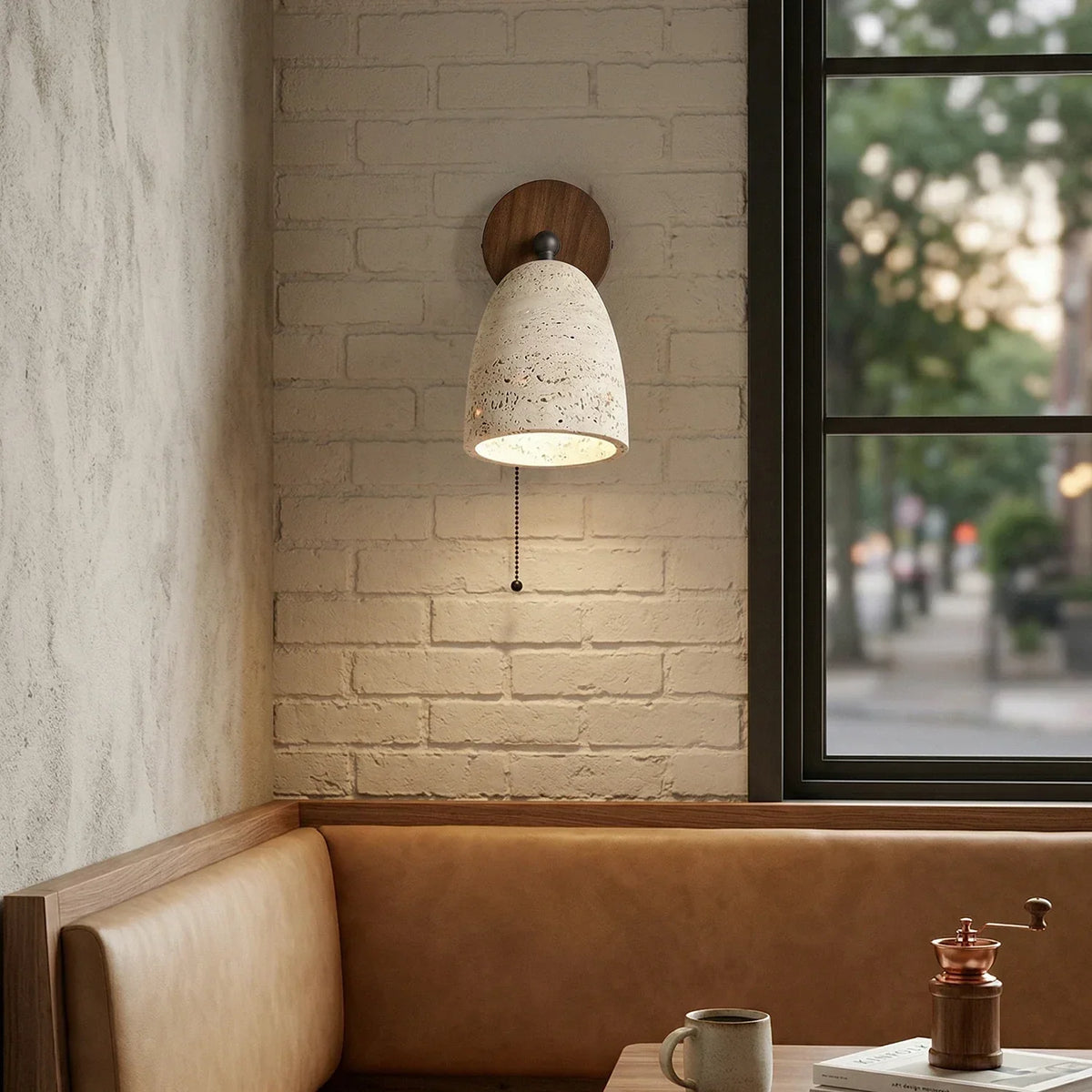 Travertine Adjustable Swivel Wall Lamp – Travertine detail 9