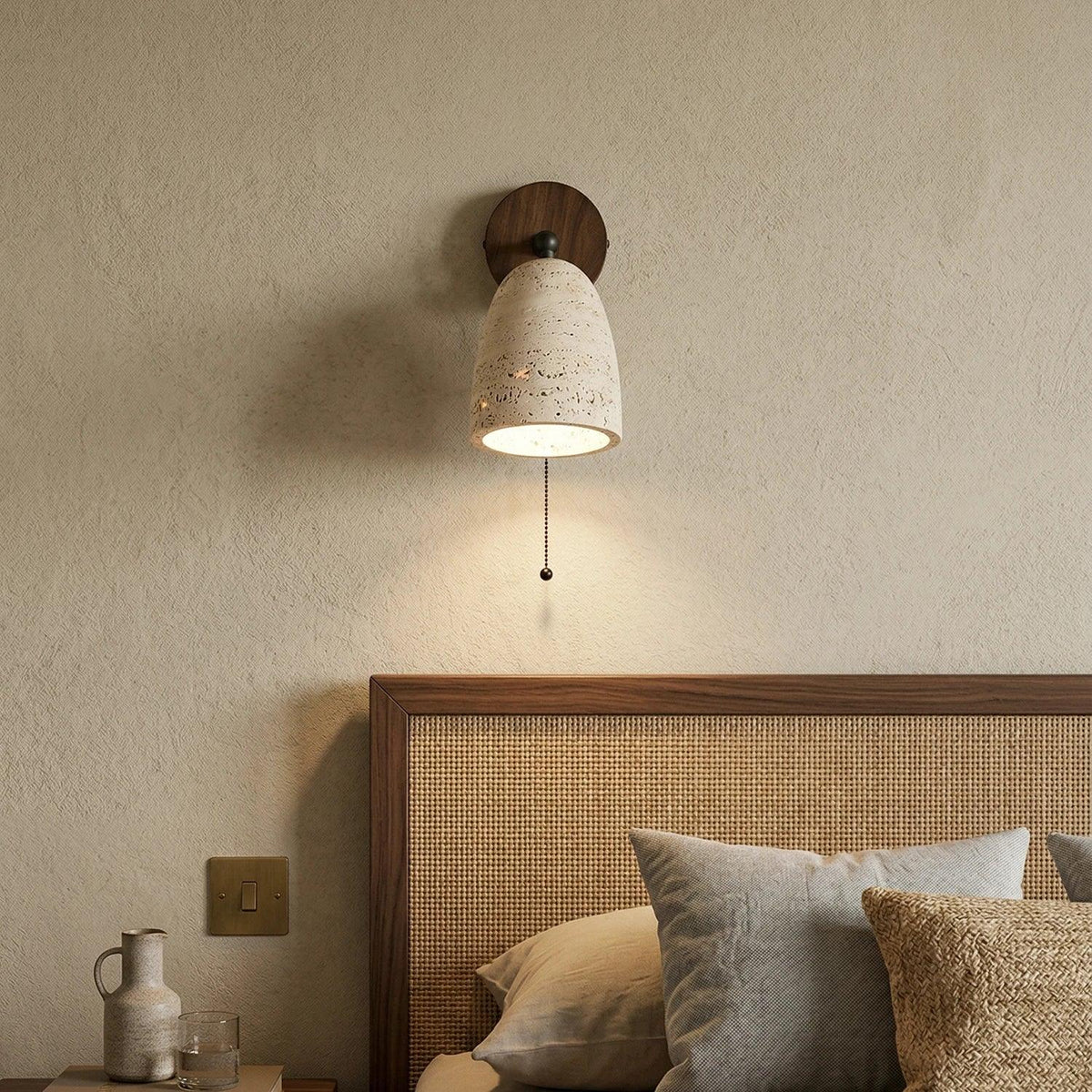 Travertine Adjustable Swivel Wall Lamp – Travertine detail 5