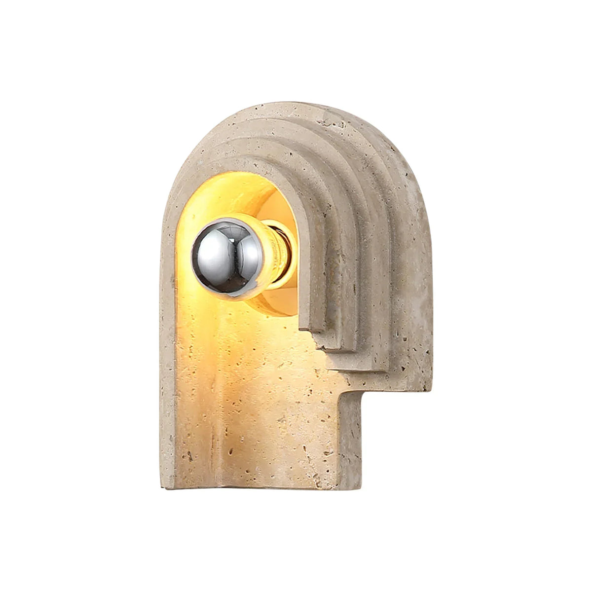 Travertine Bien Wall Lamp – Travertine detail 13