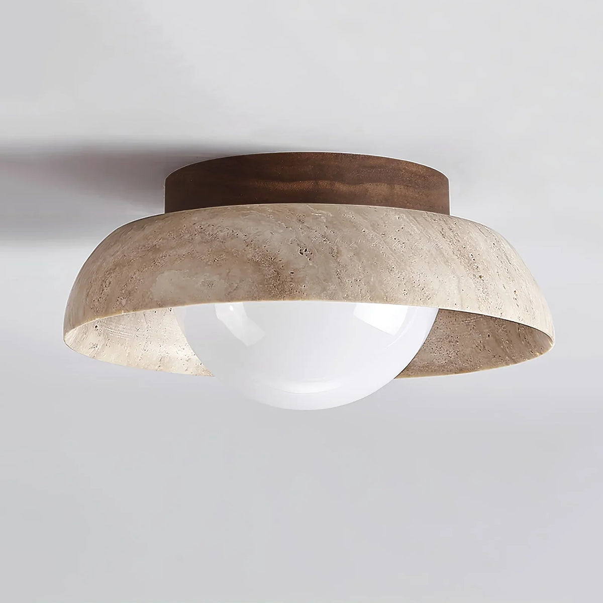 Travertine Caelo Ceiling Lamp – Travertine detail 10