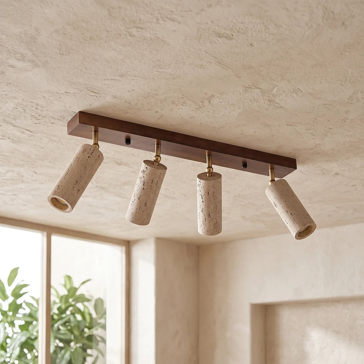 Travertine Ceiling Light – Travertine detail 15