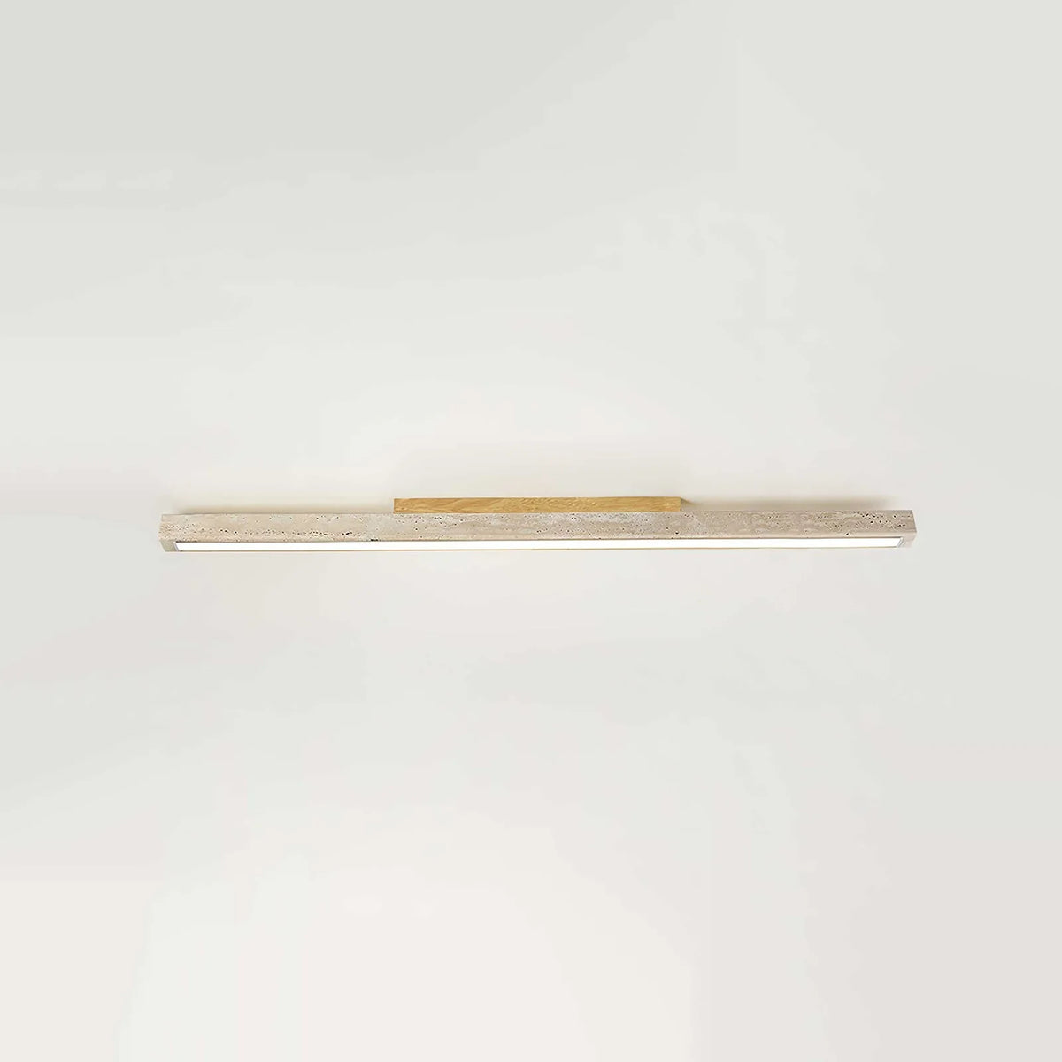 Travertine Column Rectangle Ceiling Light – Travertine detail 14