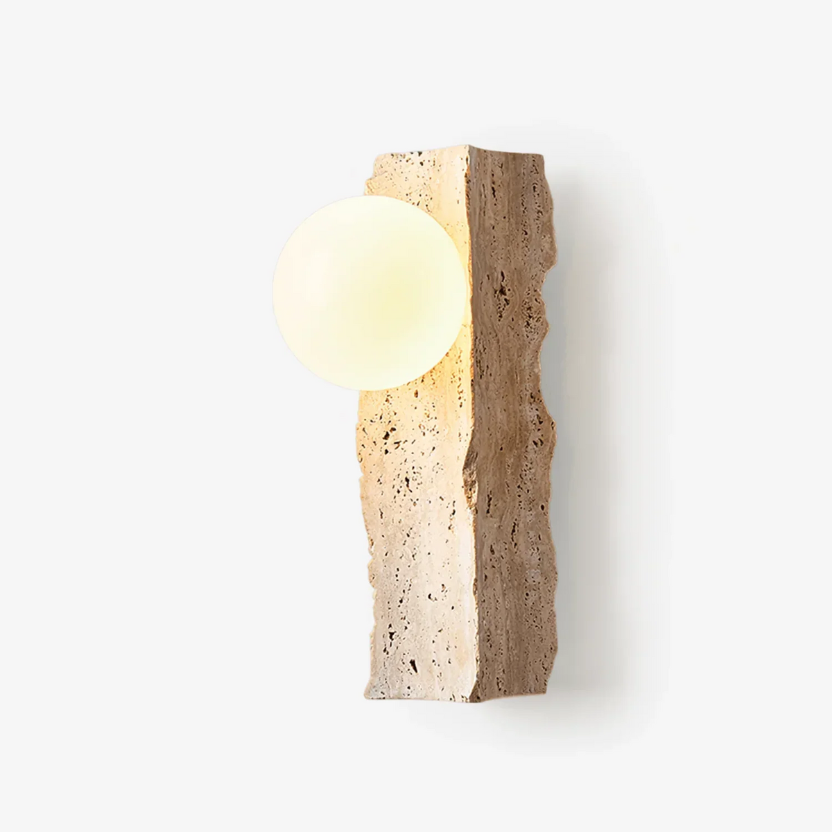 Travertine Daith Irregulate Wall Lamp – Travertine detail 11
