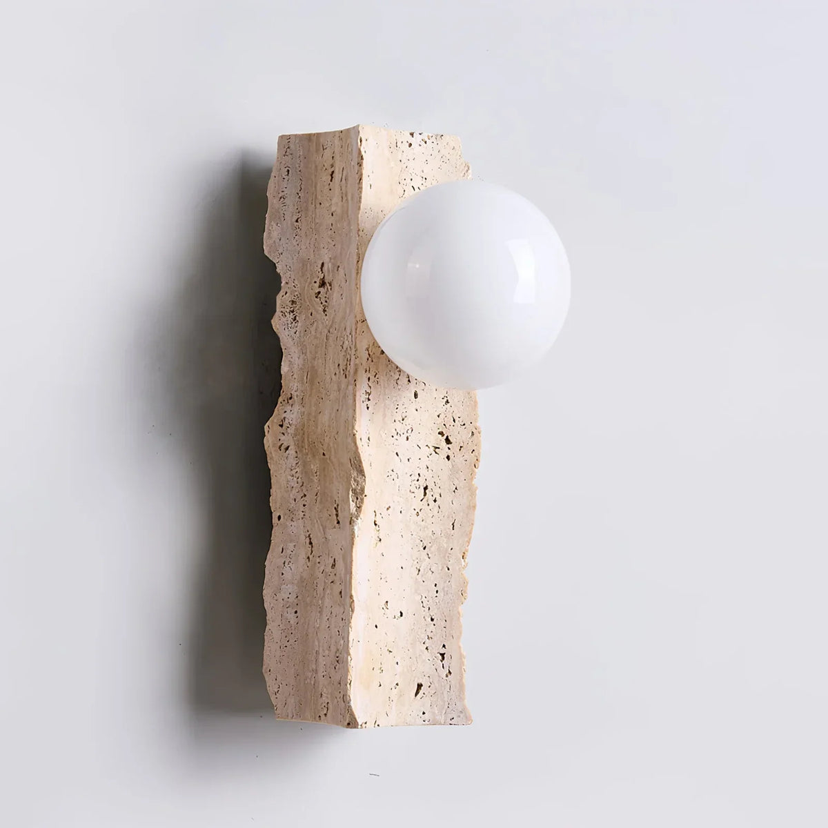Travertine Daith Irregulate Wall Lamp – Travertine detail 9