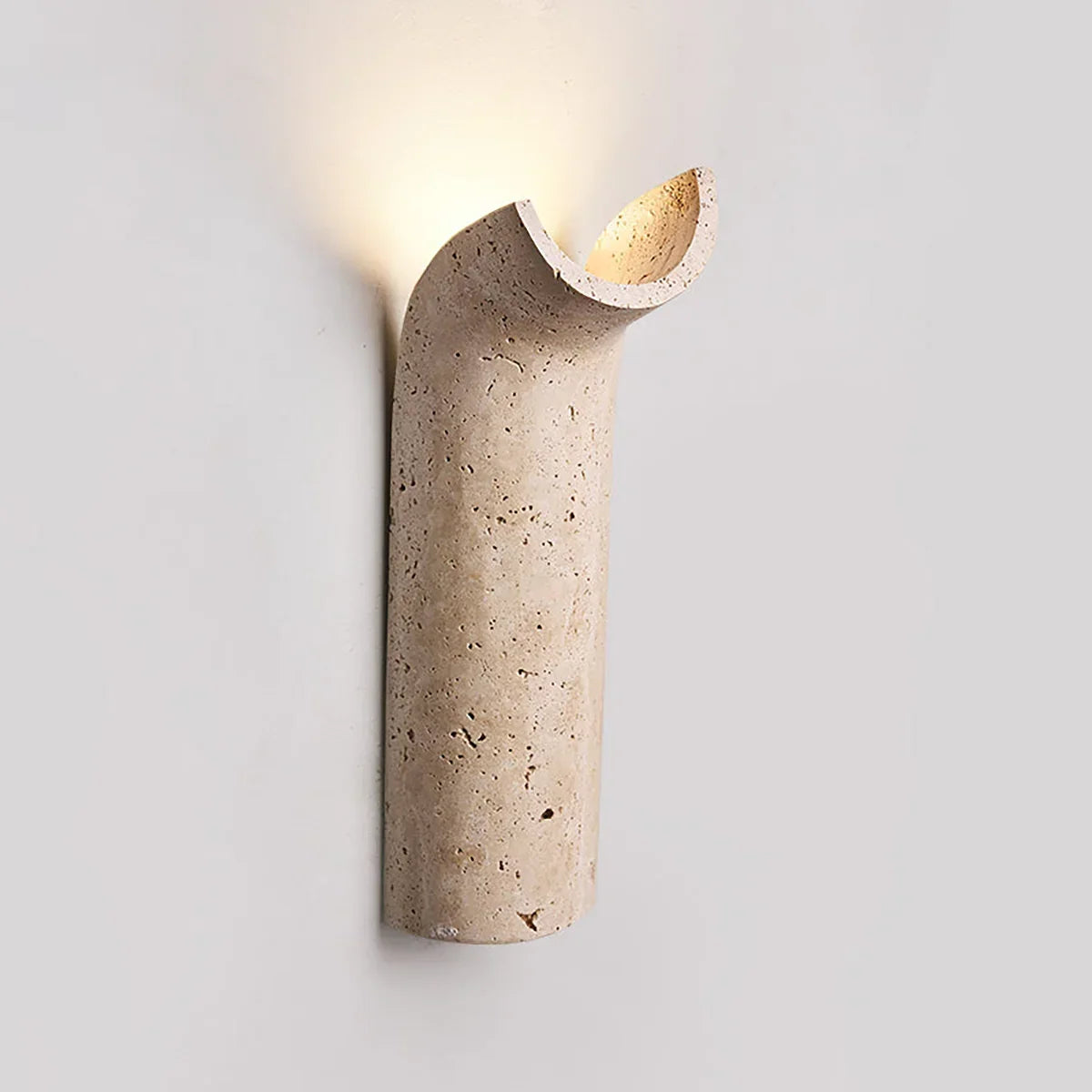 Travertine Hobart Wall Lamp – Travertine detail 12