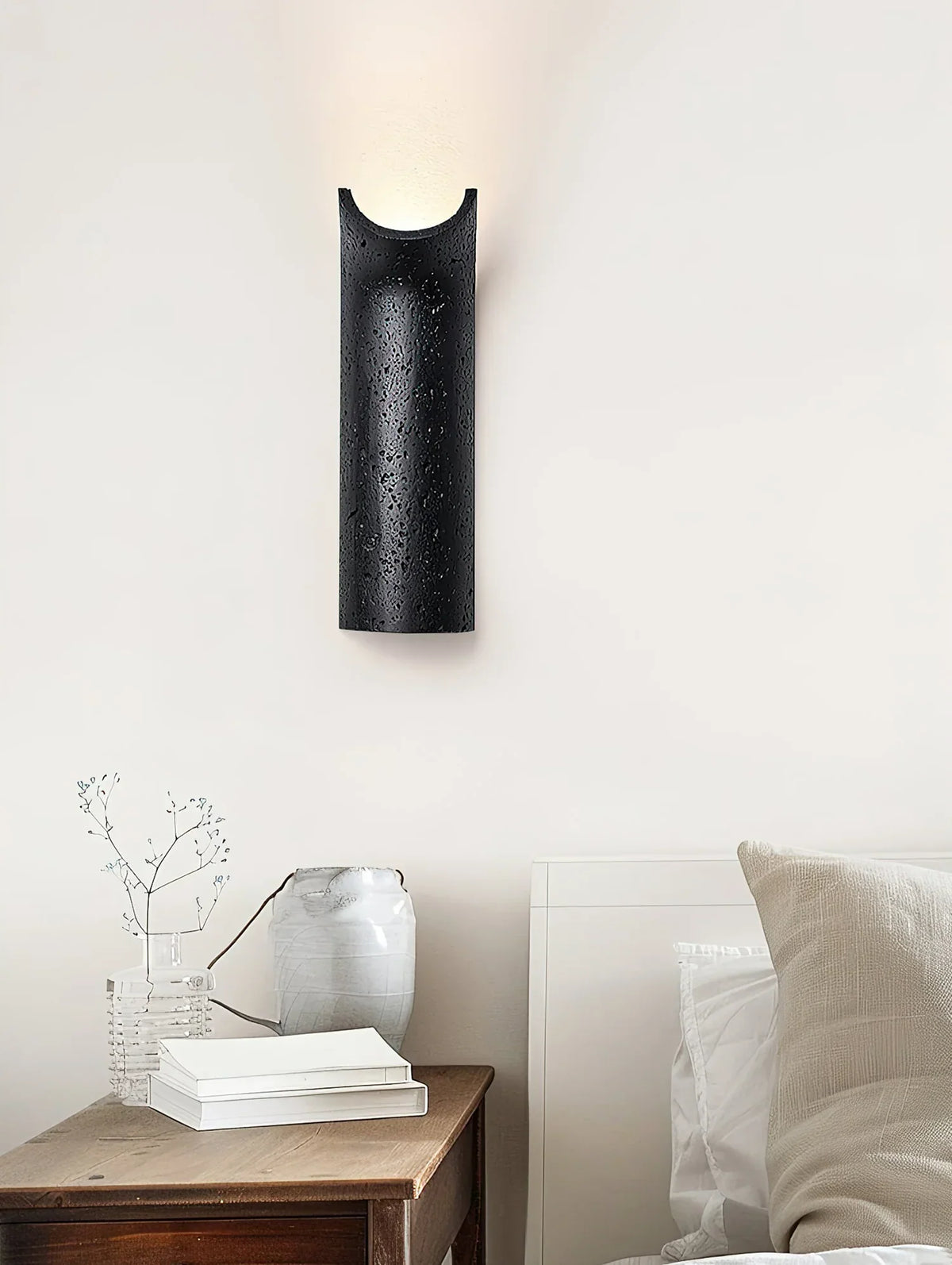 Travertine Hobart Wall Lamp – Travertine detail 6