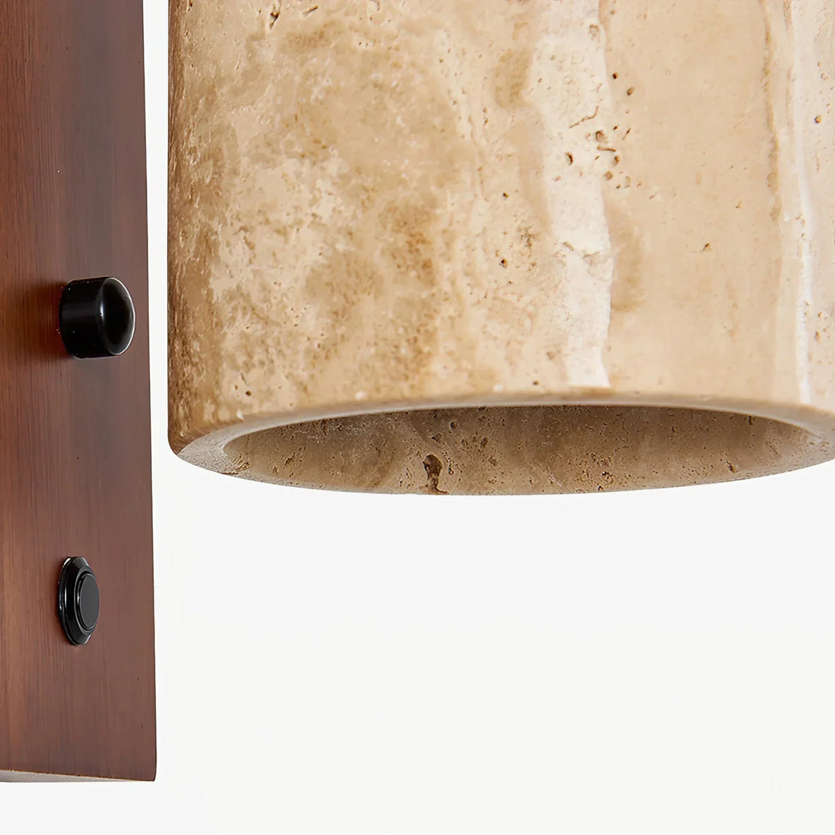 Travertine Mirabelle Wall Lamp – Travertine detail 13
