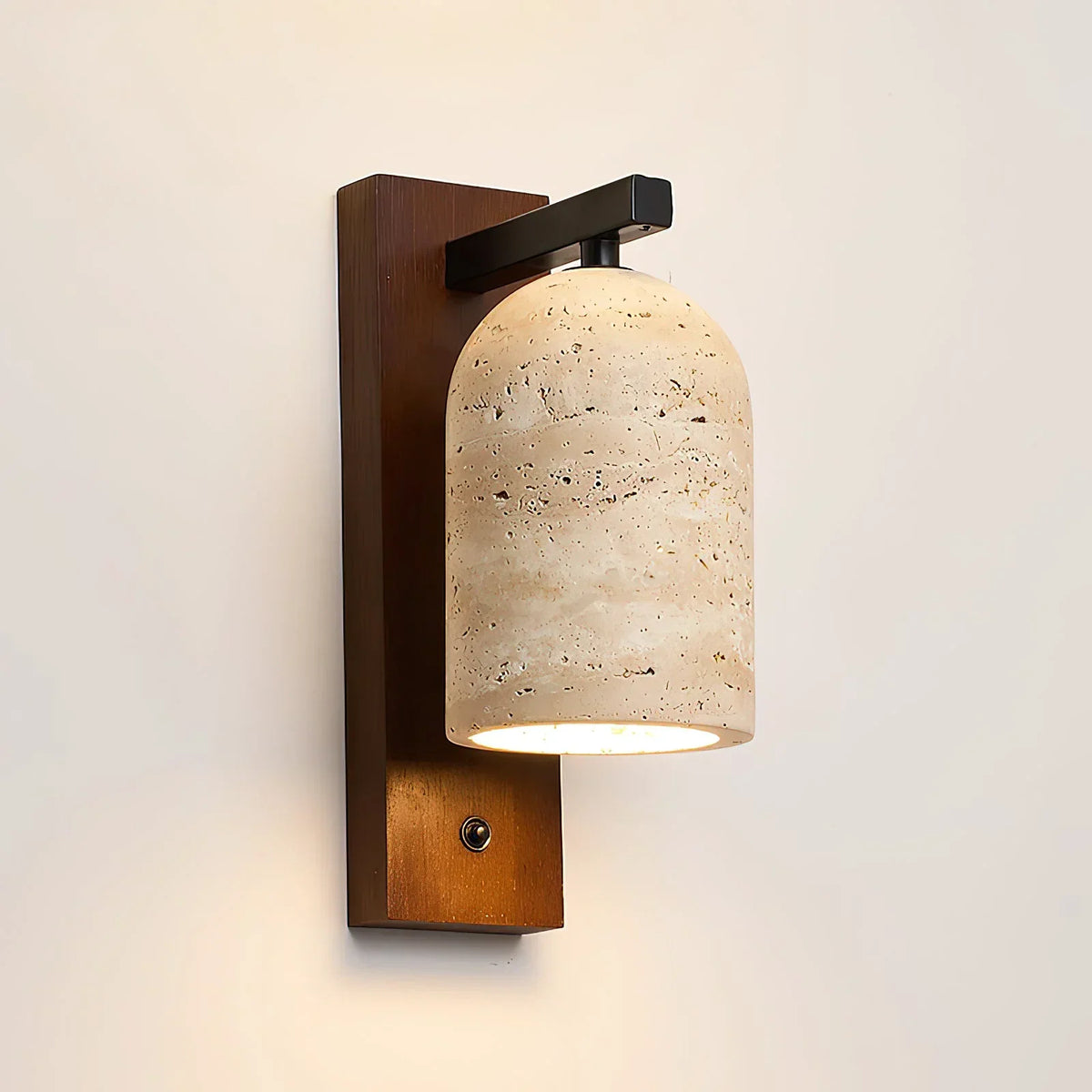 Travertine Mirabelle Wall Lamp – Travertine detail 14